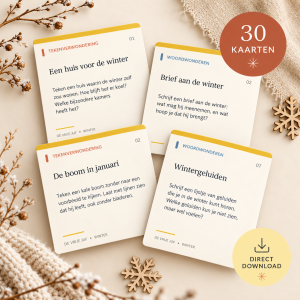 Verwonderkaarten- Winter